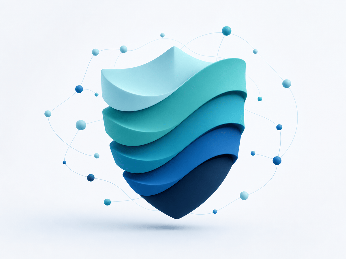 Managed IT and Cybersecurity service illustration